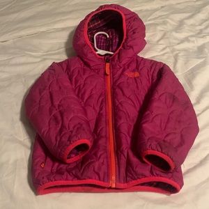 Toddler Reversible Pink North Face Winter Coat
